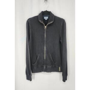 Polo Jeans Company Sweater Mens Medium Gray Cotton Cashmere Preppy Miliary